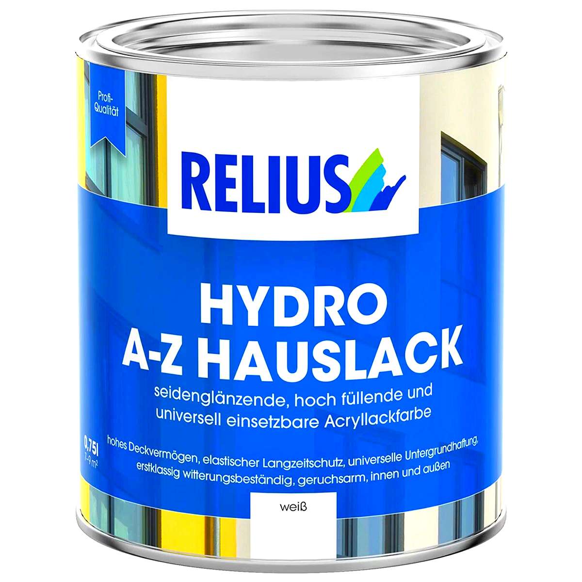 Relius HYDRO A-Z HAUSLACK Hauslack Acryllackfarbe für Innen/Außen-Relius HYDRO A-Z HAUSLACK