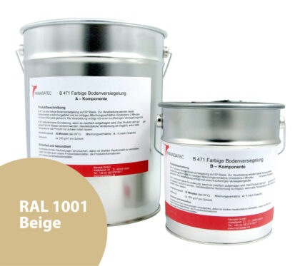 RAL 1001 Beige - 2K Epoxidharz Bodenbeschichtung