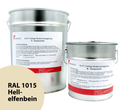 RAL 1015 Hell-elfenbein - 2K Epoxidharz Bodenbeschichtung