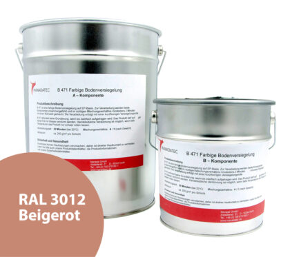 RAL 3012 Beigerot - 2K Epoxidharz Bodenbeschichtung
