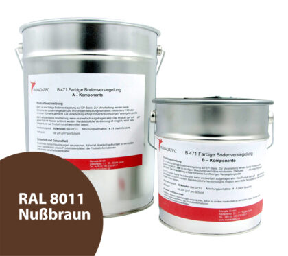 RAL 8011 Nußbraun - 2K Epoxidharz Bodenbeschichtung