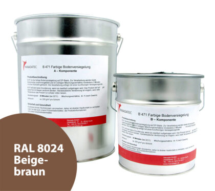 RAL 8024 Beigebraun - 2K Epoxidharz Bodenbeschichtung