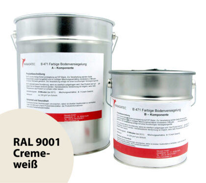 RAL 9001 Cremeweiß - 2K Epoxidharz Bodenbeschichtung