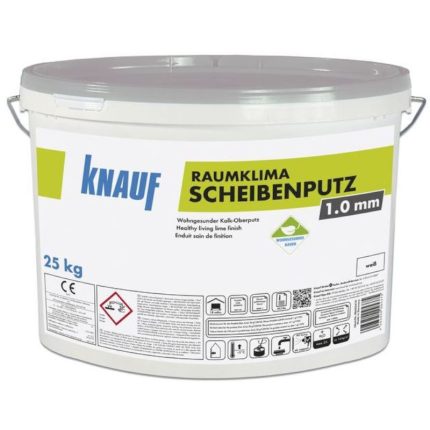 Knauf Widerstandsfähiger, wohngesunder Innenputz, Scheibenputz