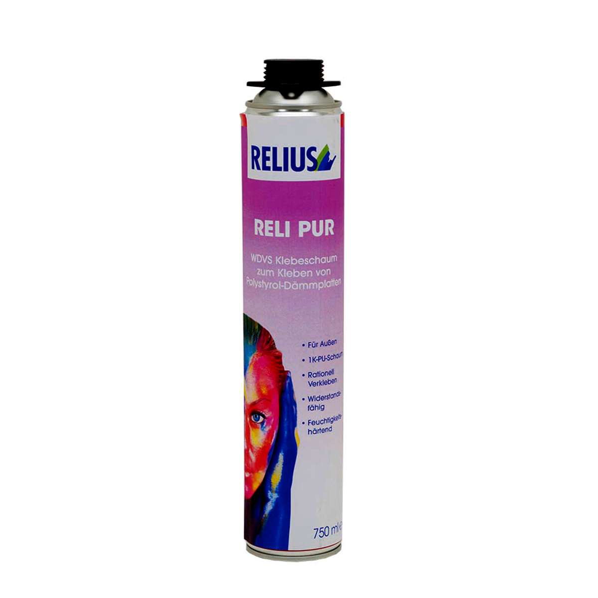 Relius Reli Pur WDVS-Klebeschaum-Klebeschaum für Außen 1K-PU-Klebeschaum für Außen-Relius Reli Pur WDVS-Klebeschaum