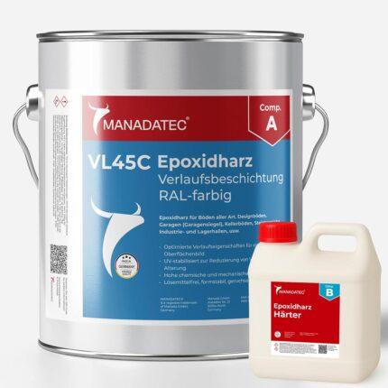 Epoxidharz Verlaufsbeschichtung 2K manadatec VL45C