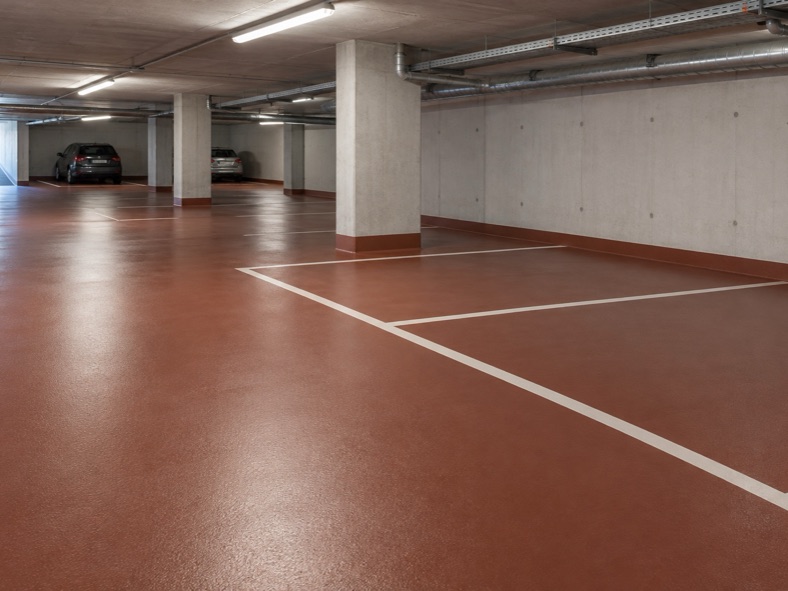 Parkhaus und Tiefgarage – Einsatzbereich der Epoxidharz-Bodenbeschichtung